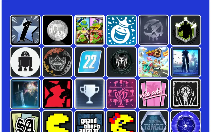 Trophy mosaic example